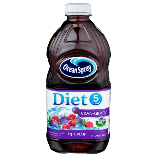 Ocean Spray Diet Cran-Grape - 64 Fluid Ounce