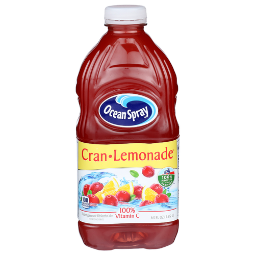 Ocean Spray Cranberry Lemonade With Another Juice Cranlemonade - 64 Fluid Ounce