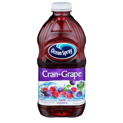 Ocean Spray Grape Cranberry Crangrape - 64 Fluid Ounce