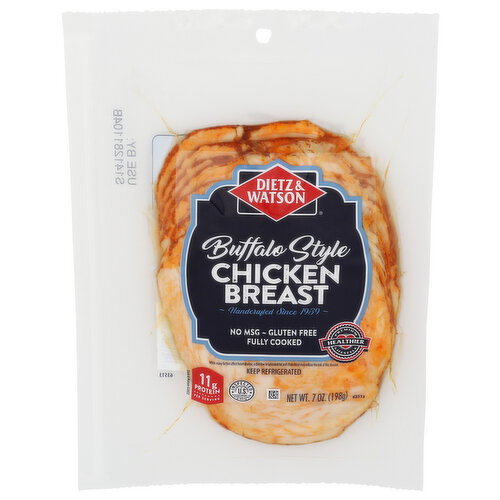 Dietz & Watson Fresh Sliced Buffalo Style Chicken Breast - 7 Ounce Image 1 of 4