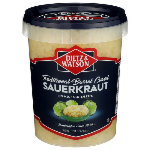 Dietz & Watson Traditional Barrel Cured Sauerkraut - 32 Fluid Ounce Image 1 of 4