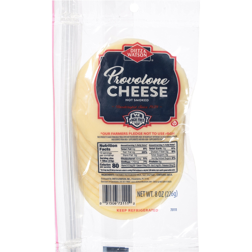 Dietz & Watson Provolone Cheese - 0.5 Pound