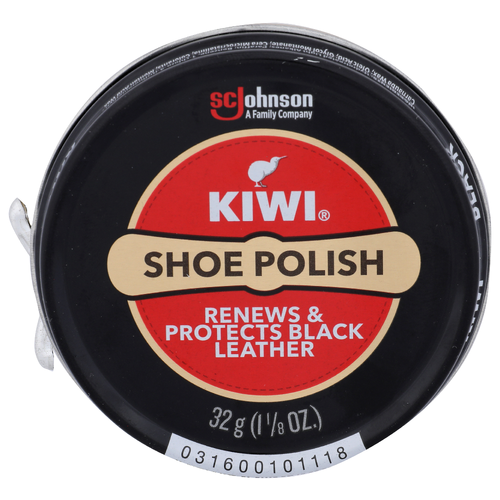 Kiwi Black Shoe Polish - 1.13 Ounce