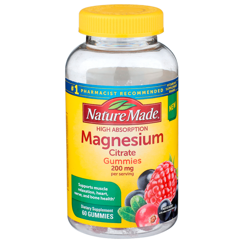 Nature Made Mixed Berry Magnesium Citrate Gummies - 60 Count