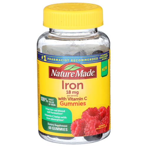 Nature Made Raspberry Iron - 60 Count