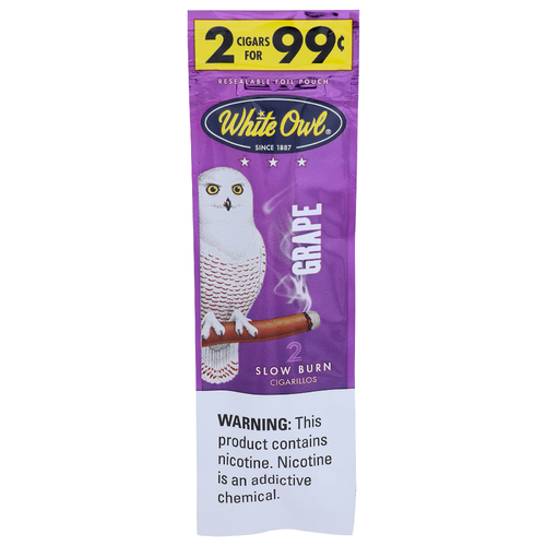 White Owl Grape Cigars - 2 Count