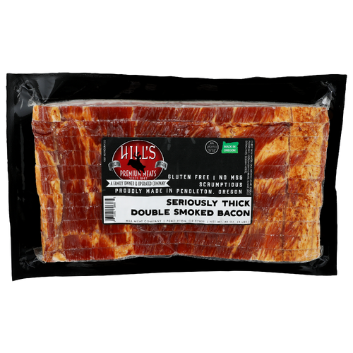 Hill's Premium Meats Seriously Thick Double Smoked Bacon - 48 Ounce Image 1 of 4