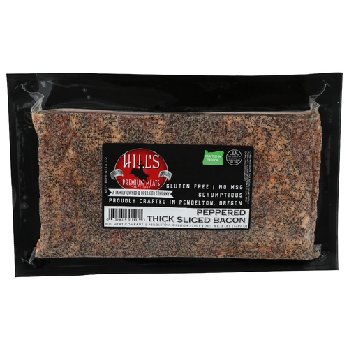 Hill's Premium Meats Peppered Thick Sliced Bacon - 3 Pound Image 1 of 4