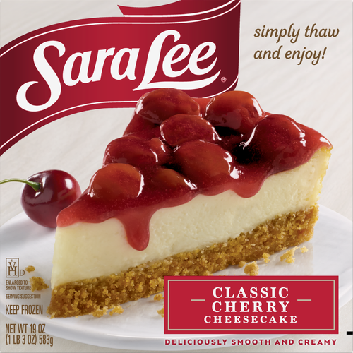 Sara Lee Original Cherry Cream Cheesecake Style 7 - 19 Ounce