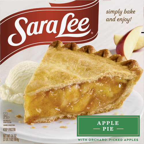 Sara Lee Traditional Fruit Pie 9 Unbaked Apple - 34 Ounce