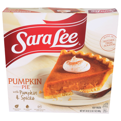 Sara Lee 9 Oven Fresh Pumpkin Pie - 34 Ounce