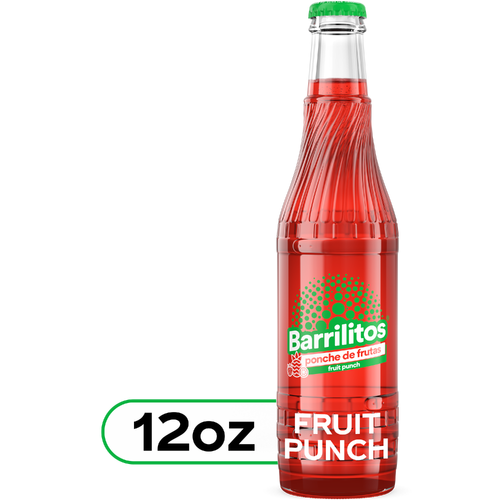 Barrilitos Fruit Punch Soda Glass Bottle - 12 Fluid Ounce Image 1 of 4