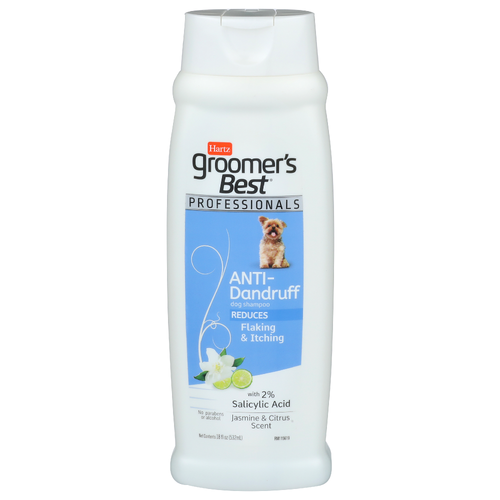 Hartz Groomer's Best Professionals Jasmine & Citrus Scent Anti-Dandruff Dog Shampoo - 18 Fluid Ounce