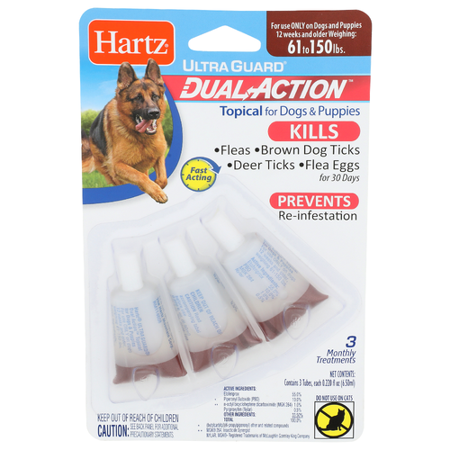 Hartz Ultra Guard Dual Action - 0.22 Fluid Ounce - 3 Count