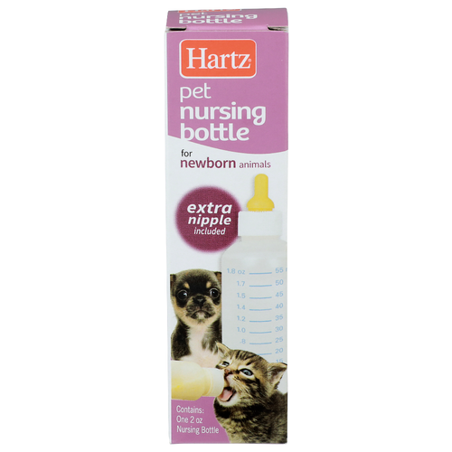 Hartz For Newborn Animals Pet Nursing Bottle - 2 Ounce