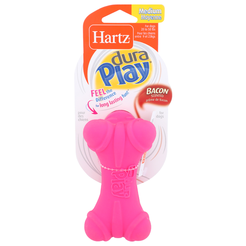 Hartz Dura Play Bacon Scented Medium Bone - 1 Each