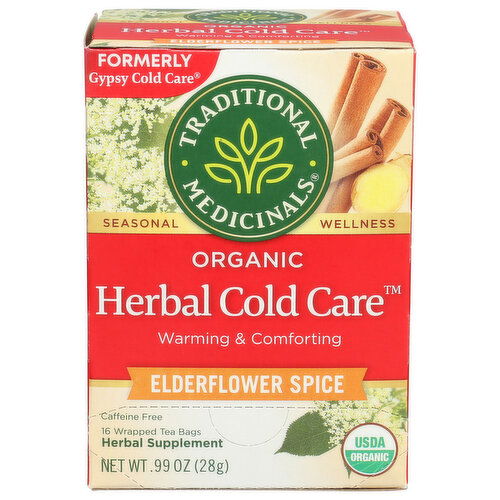 Traditional Medicinals Seasonal Tea Gypsy Cold Care - 0.062 Ounce - 16 Count