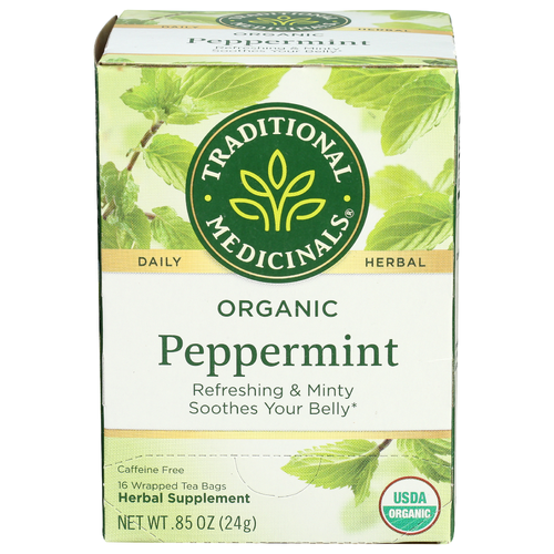Traditional Medicinals Herbal Tea Peppermint - 0.053 Ounce - 16 Count