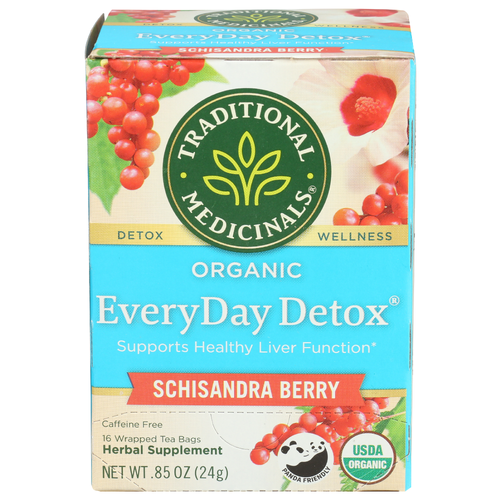 Traditional Medicinals Bagged Tea Everyday Detox - 0.053 Ounce - 16 Count