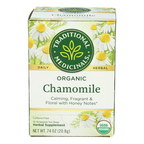 Traditional Medicinals Bagged Tea Chamomile - 0.046 Ounce - 16 Count