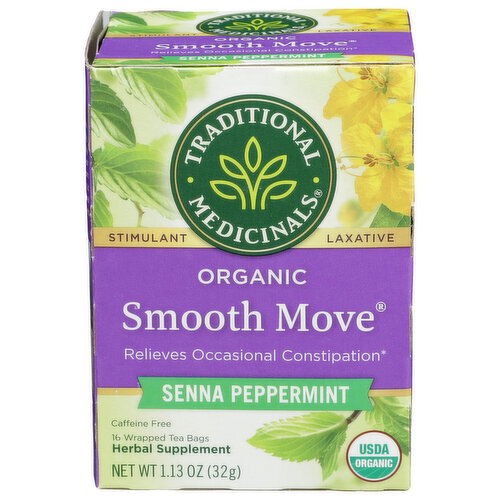 Traditional Medicinals Laxative Tea Peppermint - 0.071 Ounce - 16 Count
