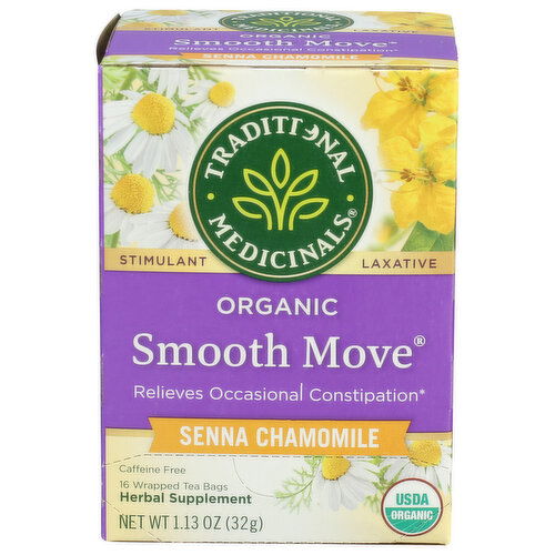 Traditional Medicinals Laxative Tea Chamomile - 0.071 Ounce - 16 Count