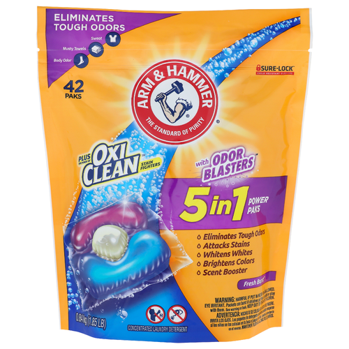 Arm & Hammer Concentrated Laundry Detergent - 0.044 Pound - 42 Count