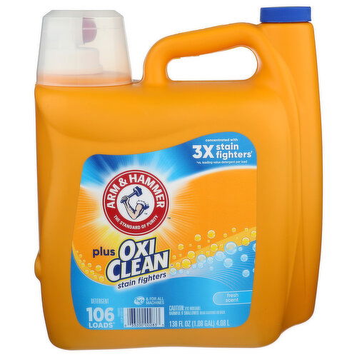 Arm & Hammer Ah Lq Frsh Scnt Plus Oxi - 138 Fluid Ounce
