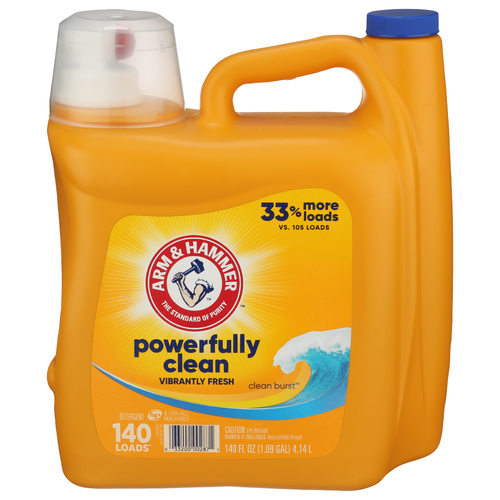 ARM & HAMMER Liquid Laundry Detergent Clean Burst - 140 Fluid Ounce Image 1 of 3