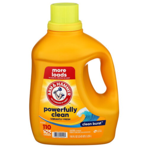 ARM & HAMMER Liquid Laundry Detergent Clean Burst - 110 Fluid Ounce Image 1 of 3