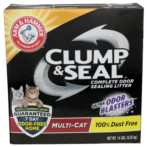 Arm & Hammer Clump & Seal Ultra Odor Blasters Complete Sealing Litter - 14 Pound