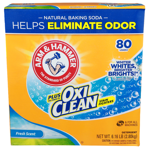 Arm & Hammer Fresh Scent He & For All Machines Detergent - 0.077 Pound - 80 Count