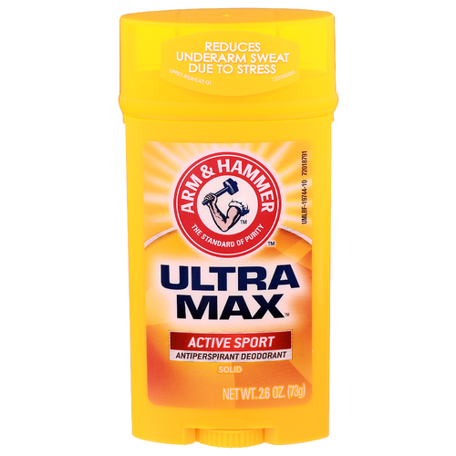 Arm & Hammer Ultra Max Active Sport Antiperspirant Deodorant - 2.6 Ounce