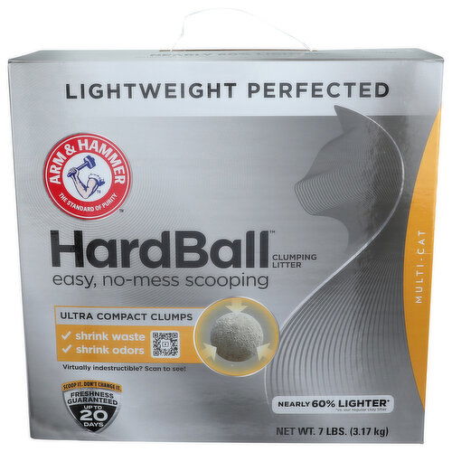 ARM & HAMMER Hardball Lightweight Cat Litter - 7 Pound