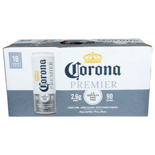 Corona La Cerveza Mas Fina - 12 Fluid Ounce - 18 Count