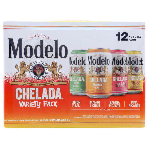 Modelo Chelada Variety Vrty Cn 12 - 12 Count