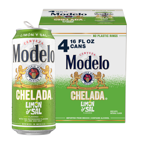 Modelo Chelada Limón Sal Mexican Import Flavored Beer - 64 Fluid Ounce