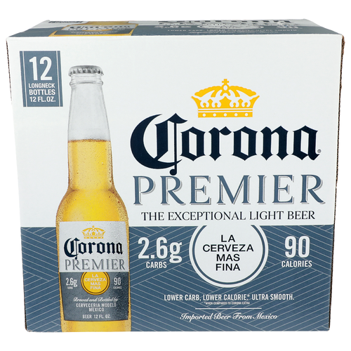 Corona Premier Beer - 12 Fluid Ounce - 12 Count