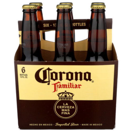 Corona Familiar Beer - 12 Fluid Ounce - 6 Count
