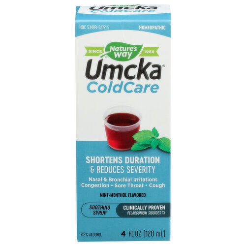 Nature's Way Umcka Menthol Syrup Immune__mint-Menthol Flavor - 4 Fluid Ounce