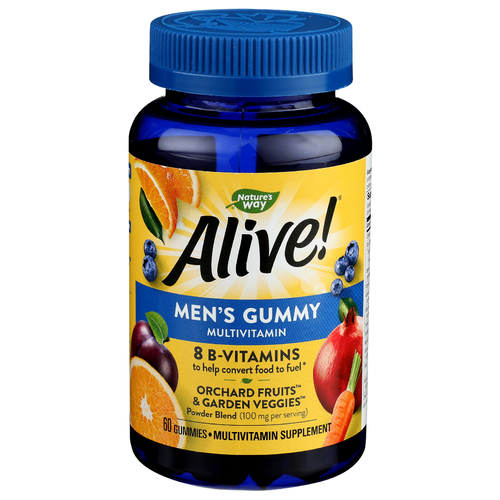 Alive! Men's Gummy Vitamins Multivitamin - 60 Count
