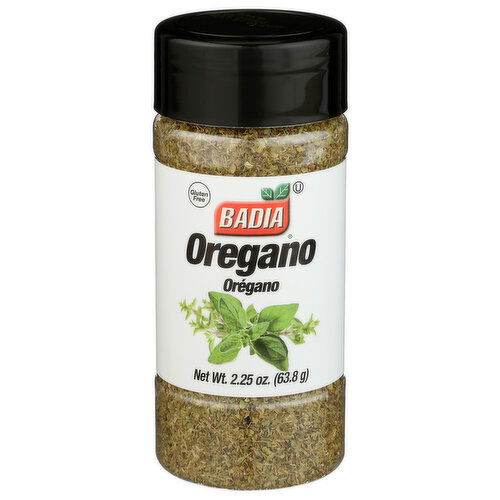 BADIA Strongly Aromatic Piquant, Spicy, Warm-Pungent,bitter Dried Green Leaves Oregano Whole - 2.25 Ounce