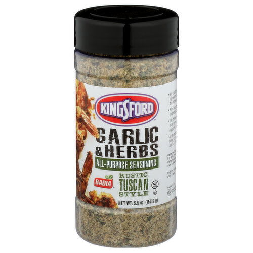 Kingsford Garlic Herb All-Purpose Seasoning Blend - 5.5 Ounce