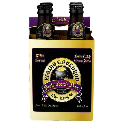 Flying Cauldron Butterscotch Cream Soda Beer - 12 Fluid Ounce - 4 Count