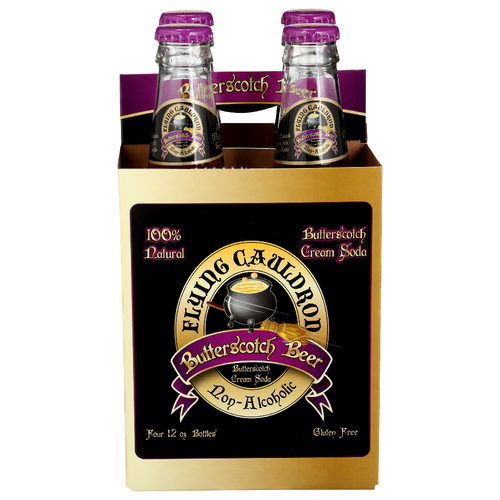 Flying Cauldron Butterscotch Beer - 12 Fluid Ounce - 4 Count