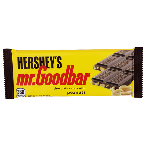 Hershey's Mr.goodbar Chocolate Candy With Peanuts - 1.75 Ounce