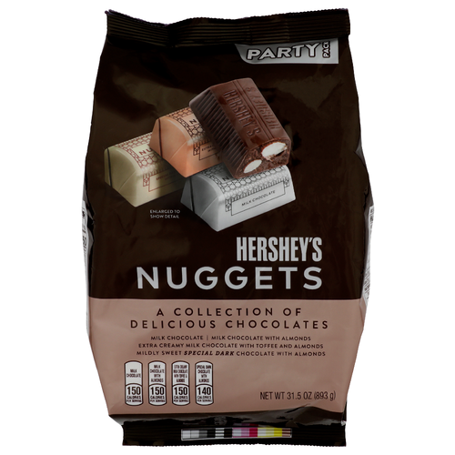 HERSHEY'S NUGGETS Party Pack a Collection Of Delicious Chocolates - 31.5 Ounce