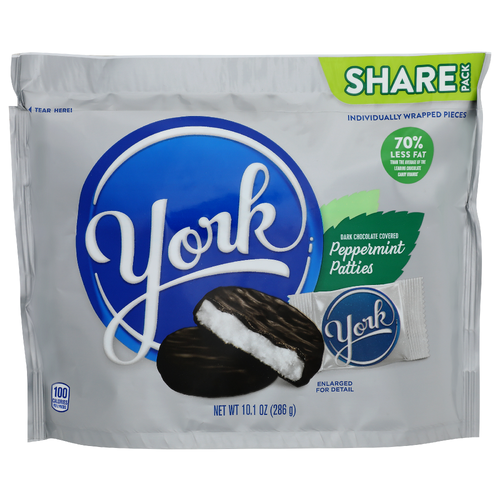 York Dark Chocolate Covered Peppermint Patties - 10.1 Ounce