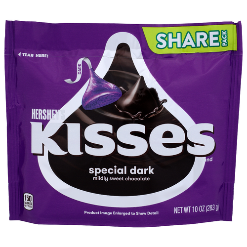Hershey's Kisses Brand Special Dark Mildly Sweet Chocolate - 10 Ounce