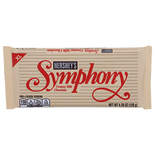 Hershey's Symphony Xl Creamy Milk Chocolate - 4.25 Ounce